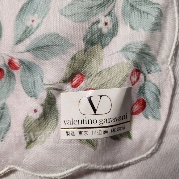 Valentino Garavani Handkerchief Cotton Brandnew Authentic - Picture 4 of 8